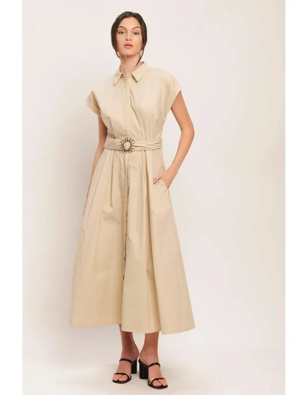 Woven Midi Dress