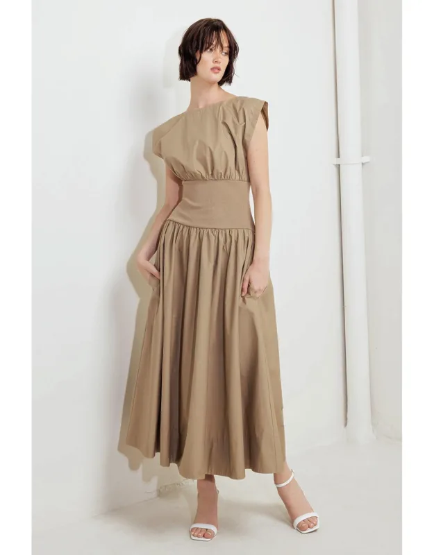 Dreamweaver Romantic Woven Midi Dress