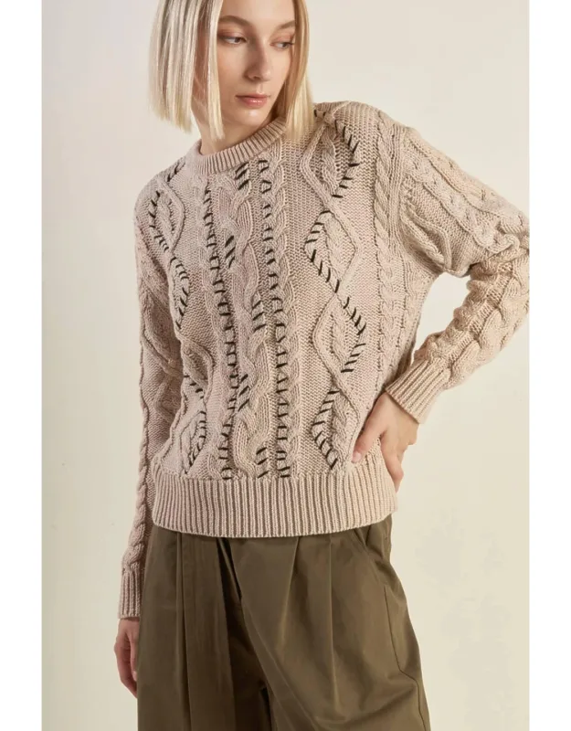 Little Bit In Love Sweater Knit Top