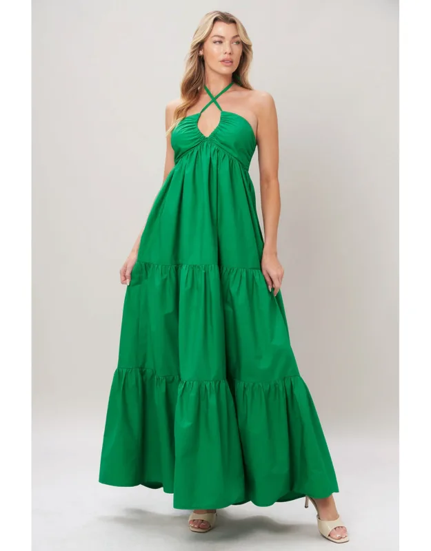 Tropic Statement Woven Maxi Dress