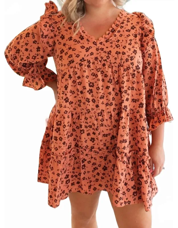 Cider Fall Mini Dress