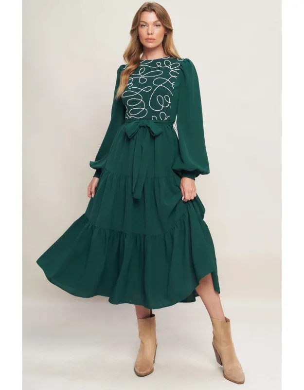 Woven Midi Dress