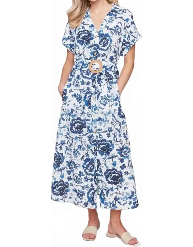Eyelet Maxi Dress