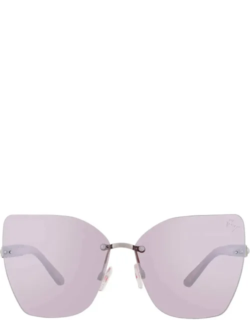 Silver Butterfly Sunglasses