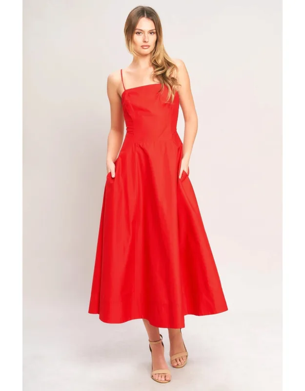 Woven Midi Dress