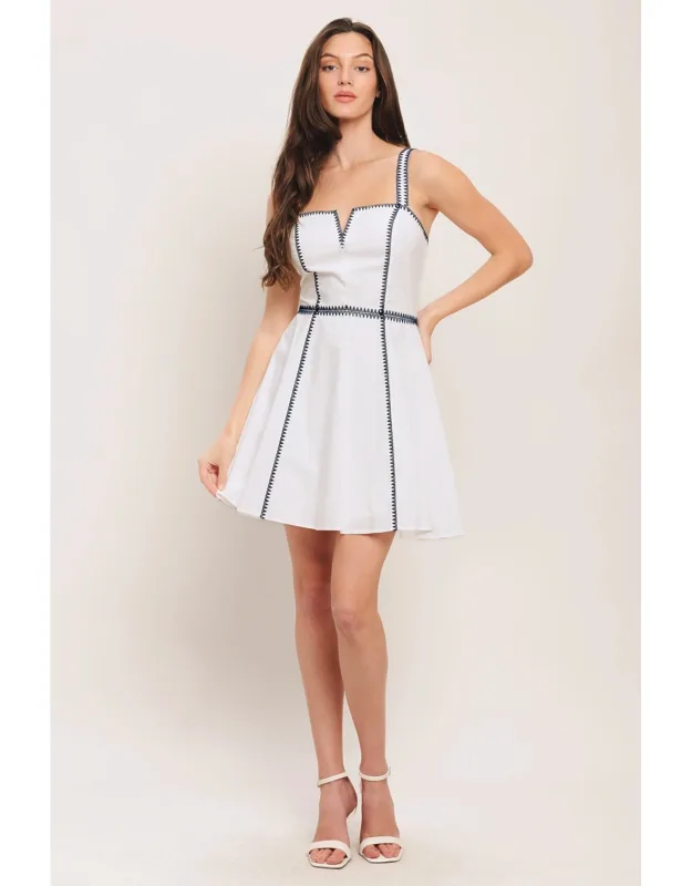 Woven Mini Dress