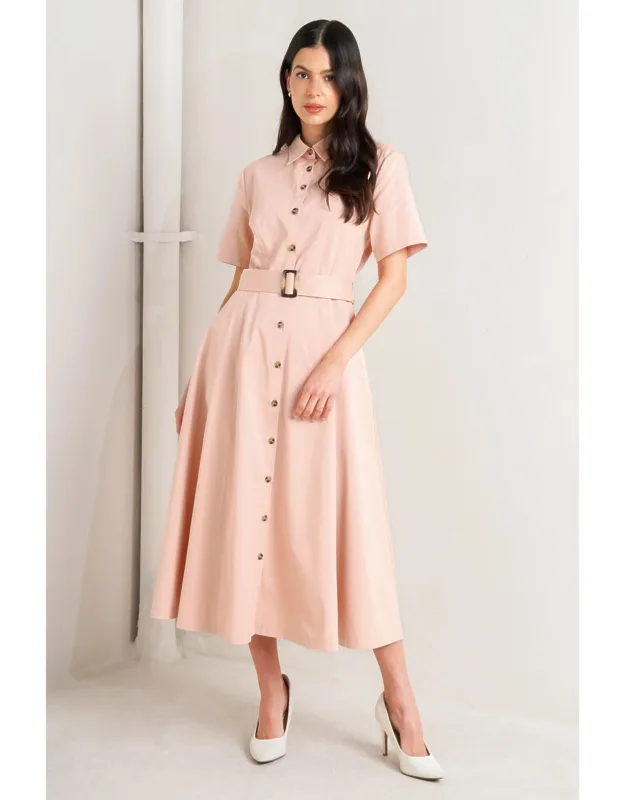 Woven Midi Dress