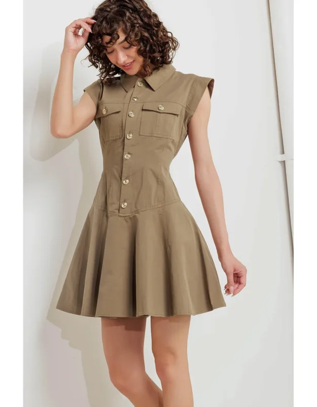 Mission Muse Woven Mini Dress