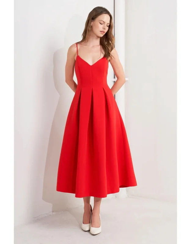 Woven Midi Dress