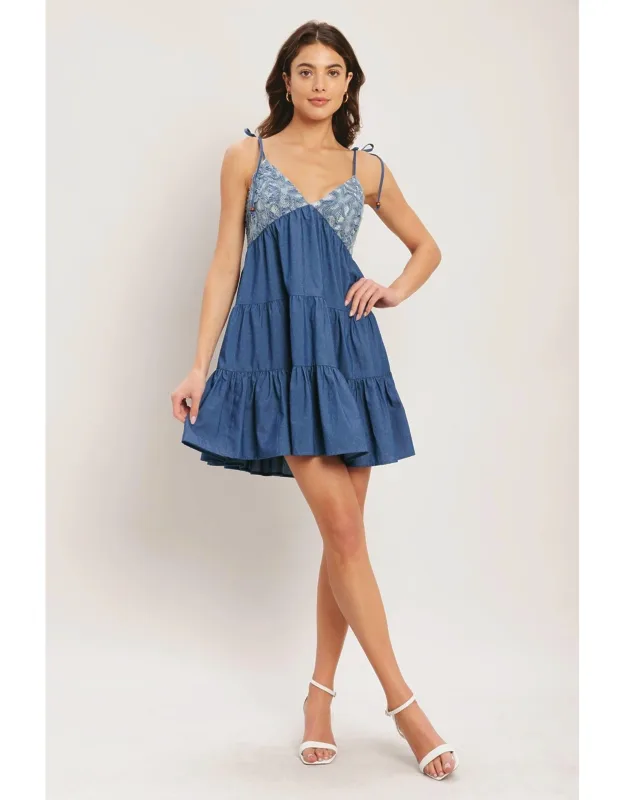 Babydoll Woven Mini Dress