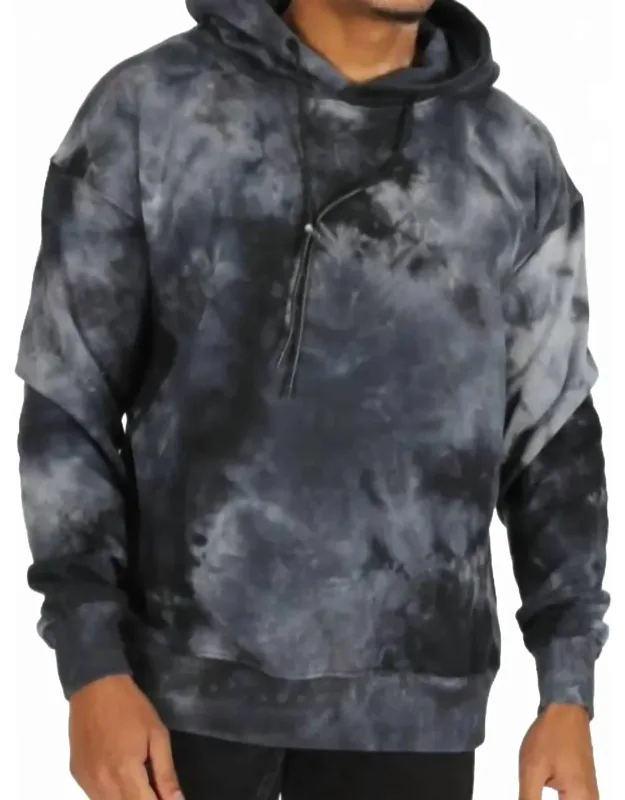 Tie Dye Hooded Sweatshirt