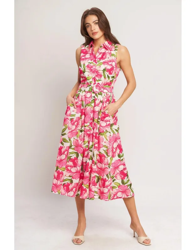 Paradise Woven Midi Dress