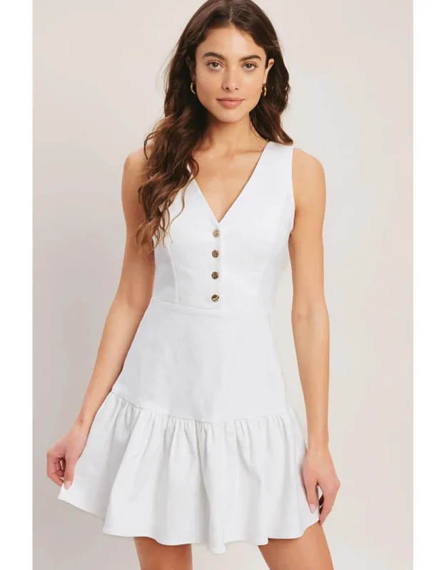Woven Mini Dress