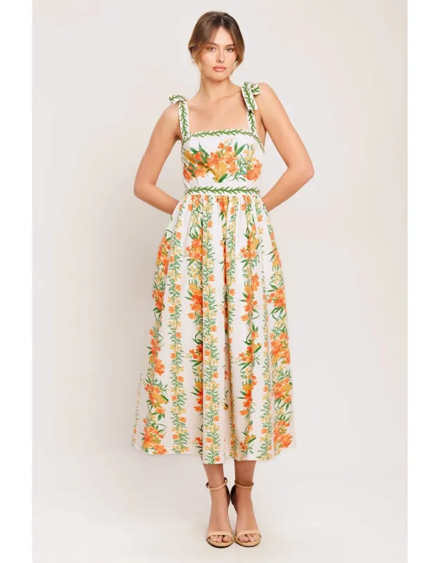 Breeze Woven Midi Dress