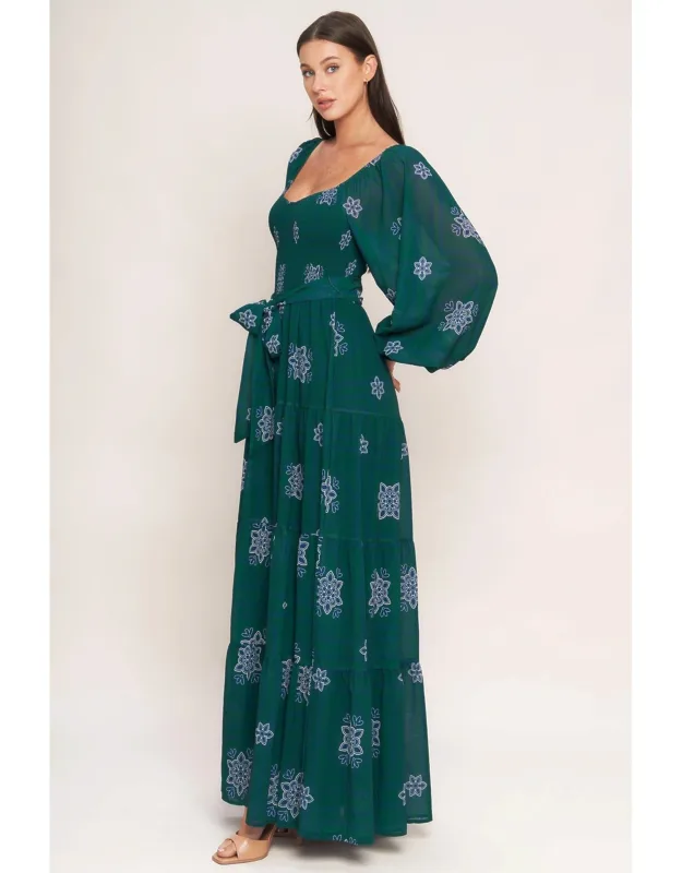 Botanique Woven Maxi Dress