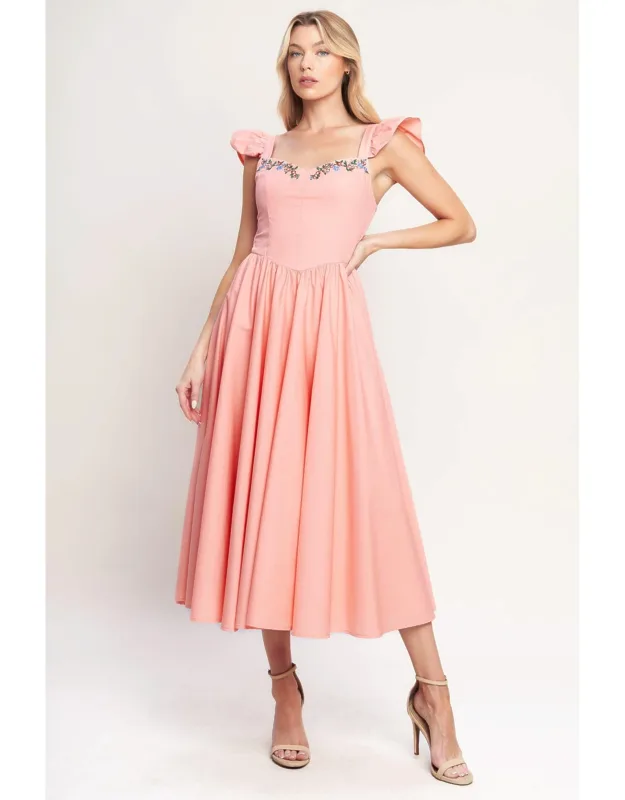 Woven Midi Dress