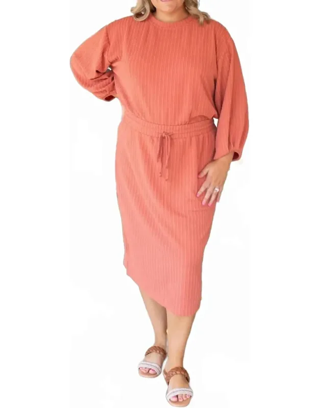 Cozy Fall Knit Skirt Set