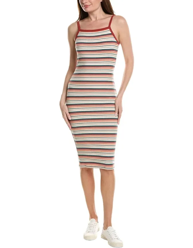Rib Naomi Dazed Stripe Dress Jean