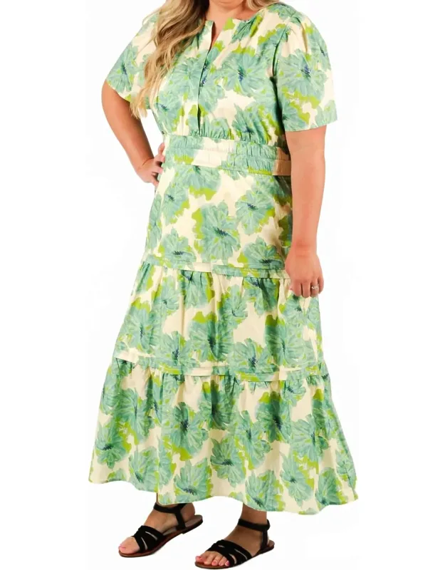 Springtide Garden Midi Dress