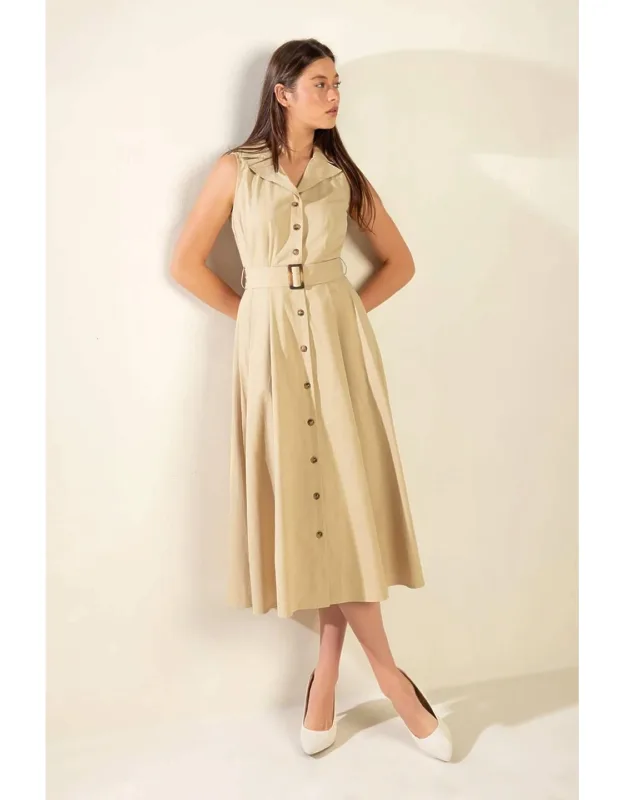 Ideal Approach Woven Midi Dress