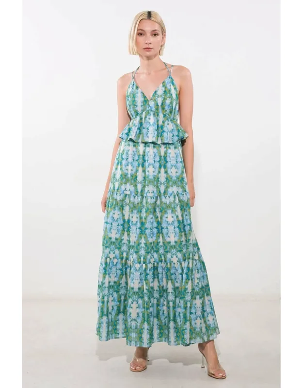 Moonlight Whisper Woven Maxi Dress