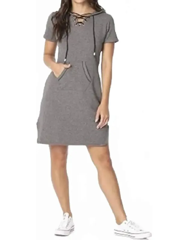 Fleece Hooded Dress
