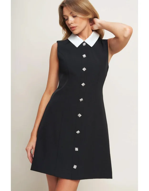 Lovely Moment Woven Mini Dress