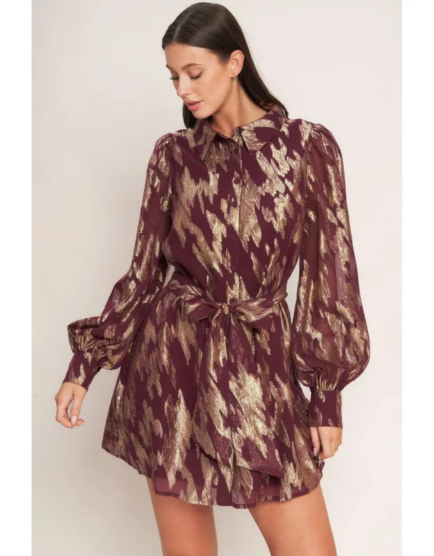 Woven Mini Dress