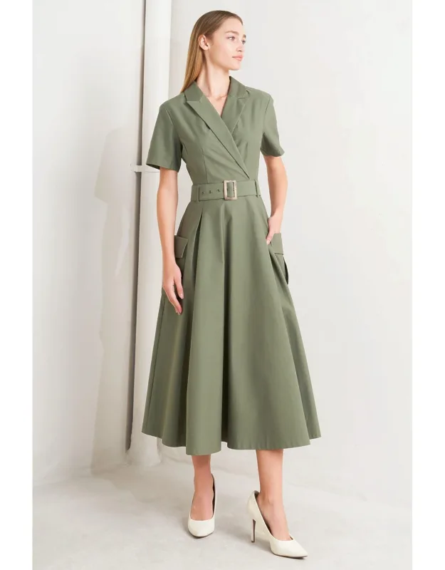 Lost In The Stars Woven Midi Dress