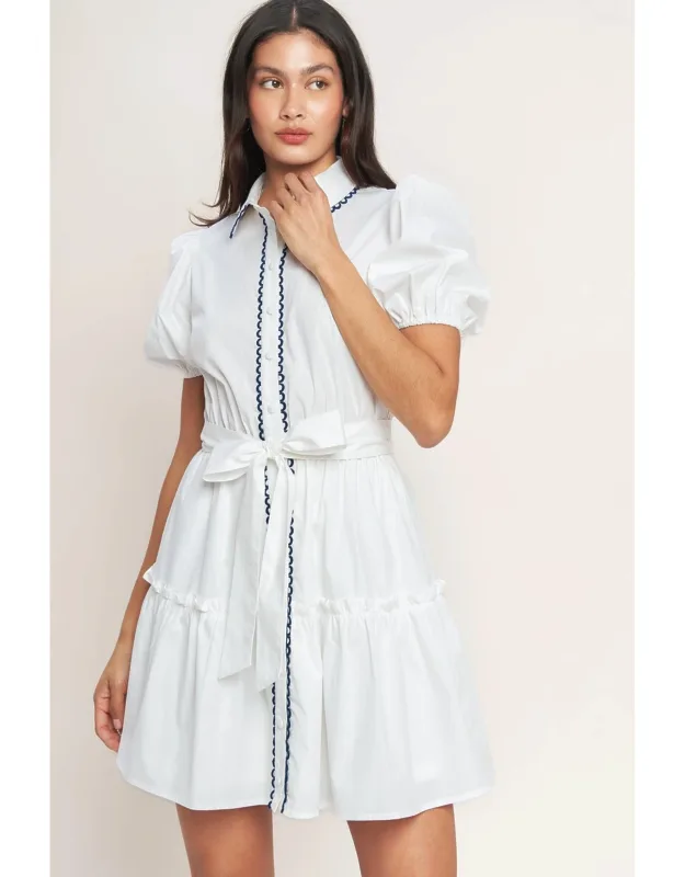 Woven Mini Dress