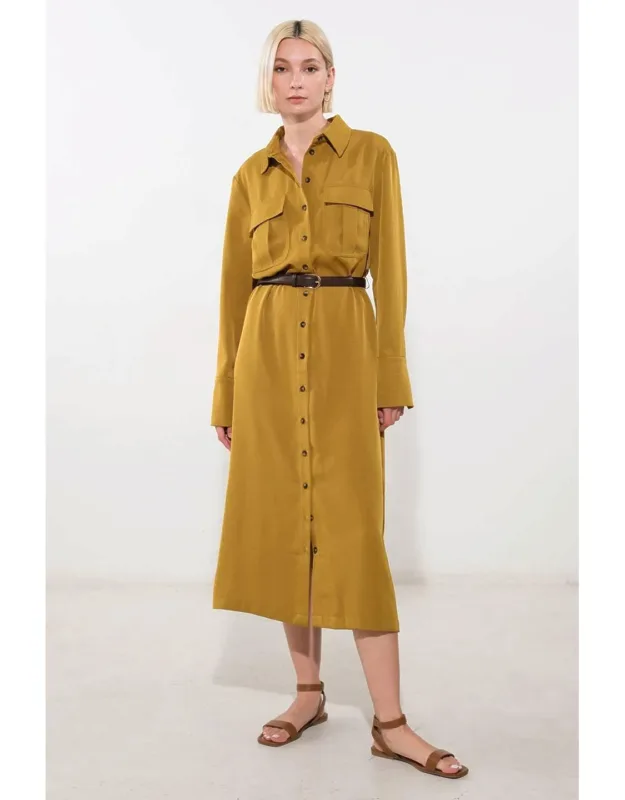 Woven Midi Dress