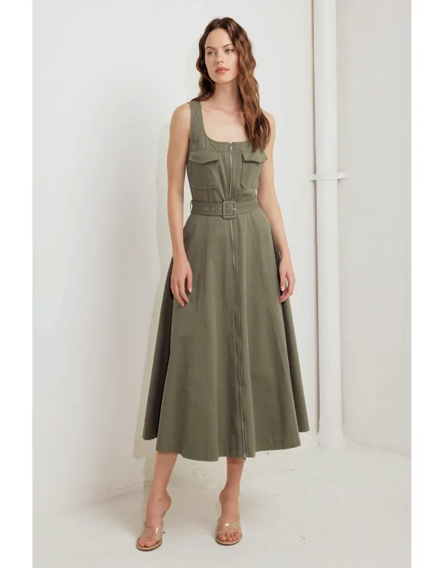 Woven Midi Dress