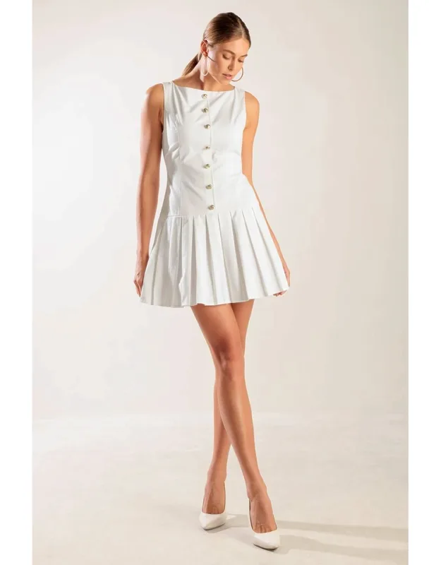 No Comparison Woven Mini Dress