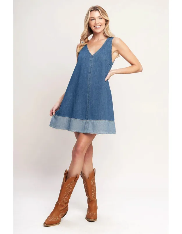 Main Street Denim Dress