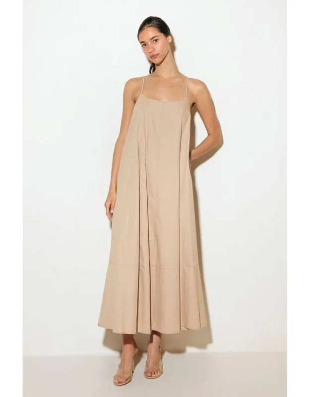 Woven Midi Tent Dress