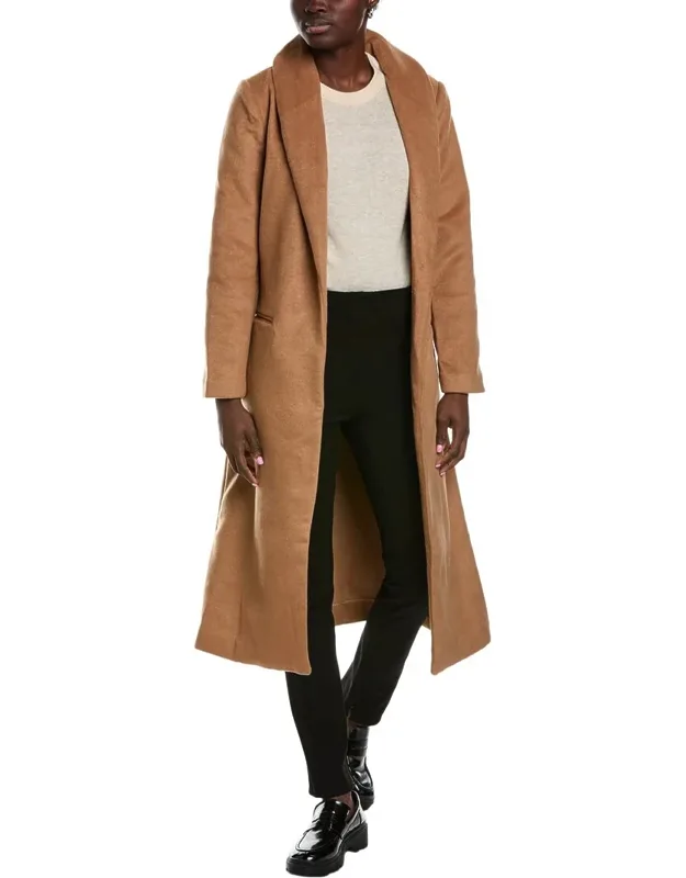 Wool-blend Coat