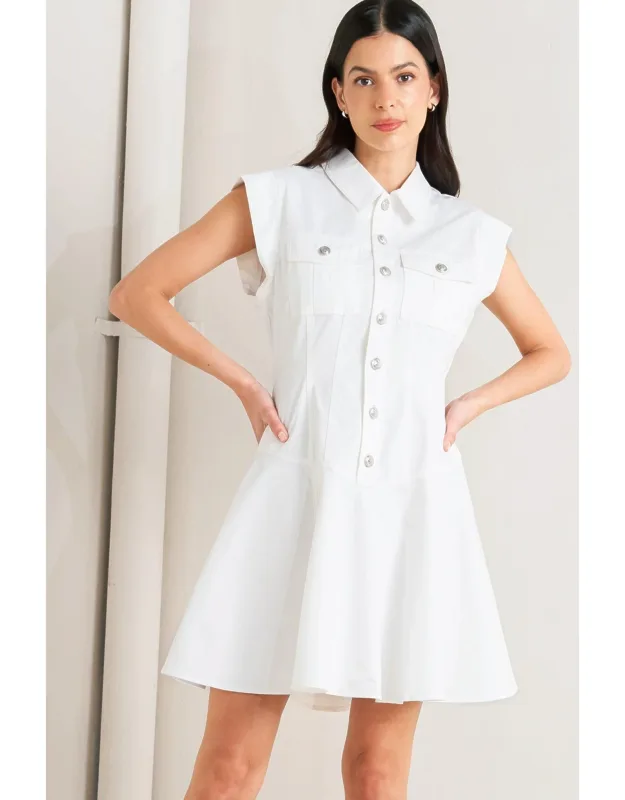 Woven Mini Dress