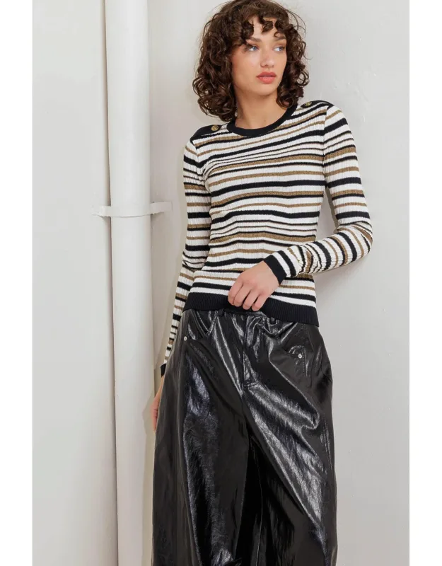 Sweet Stripe Muse Sweater