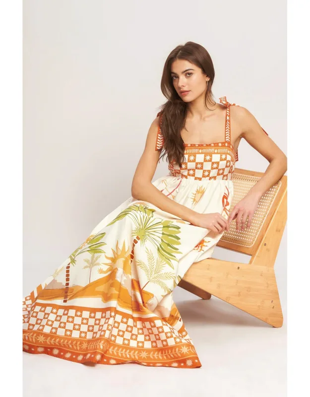 Palm Coast Dream Woven Maxi Dress