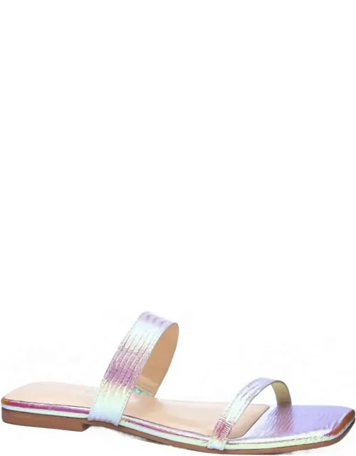 Deana Leather Slide Sandals