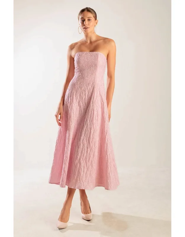 Roll With It Woven Midi Dress