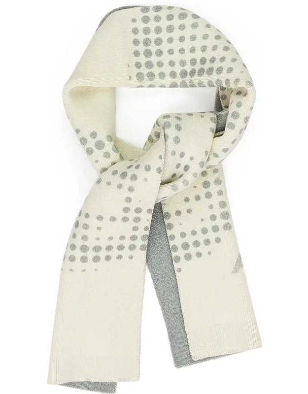 Geo Print Wool Scarf