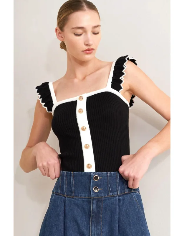Chic Sweater Knit Top