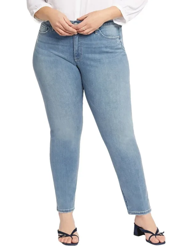Nydj Plus Sheri Slim Jean With Lifttuck Technology And Classic Five-pocket Style