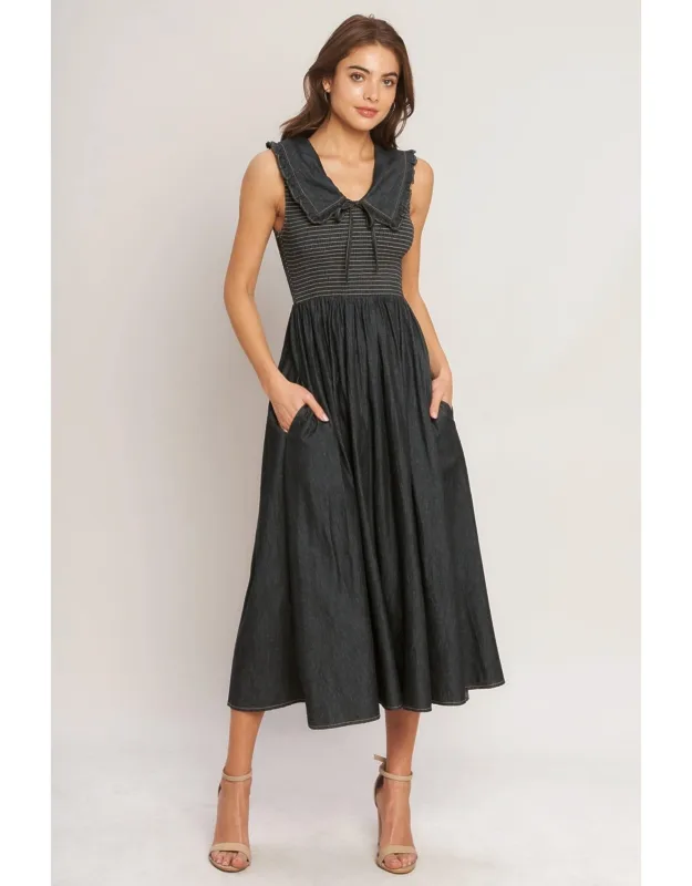 Woven Midi Dress