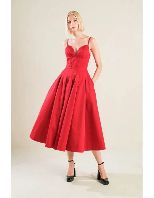 Dream Keeper Woven Midi Dress
