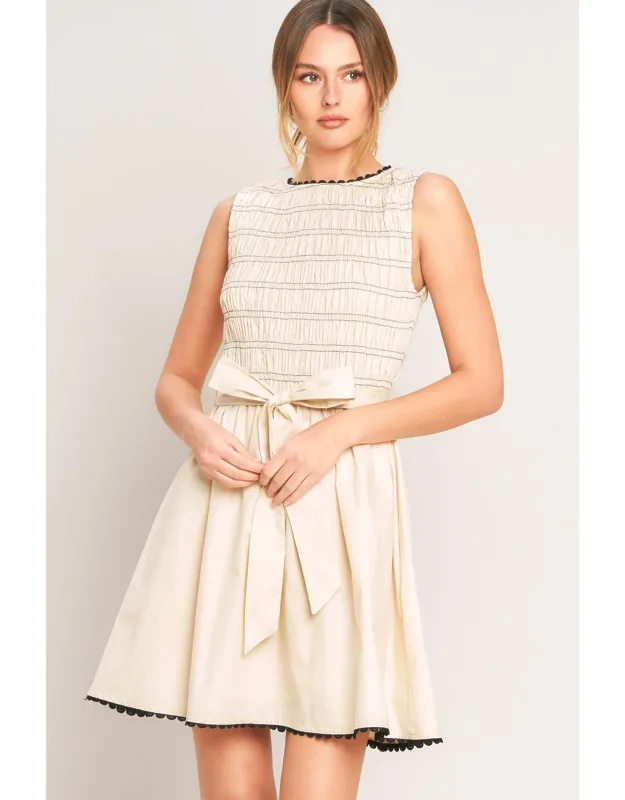 Woven Mini Dress