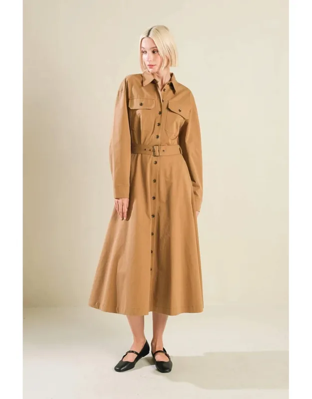 Charming Decision Woven Midi Dress