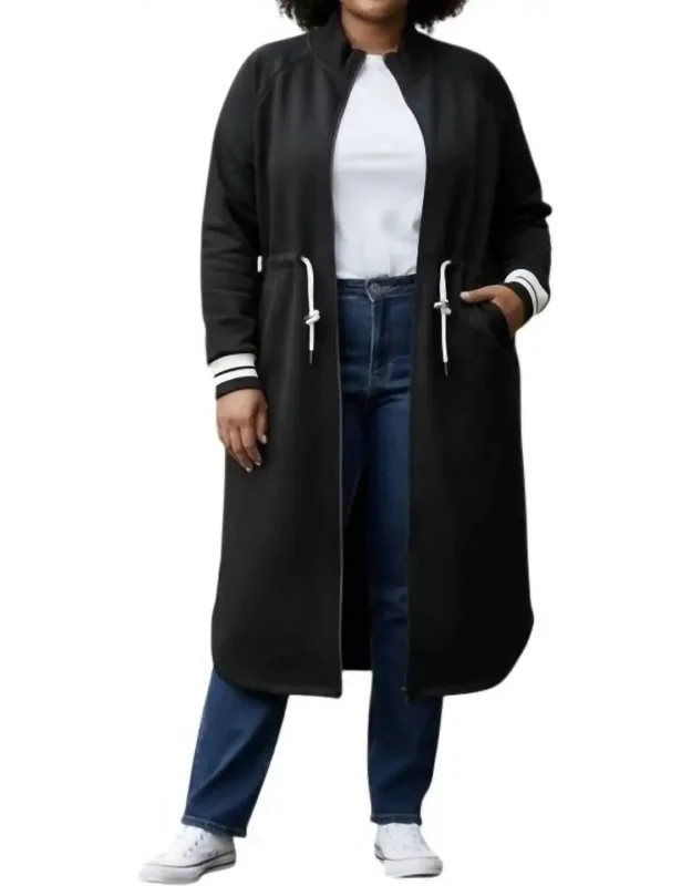 Nova Coatigan Cinched Waist Trench Coat