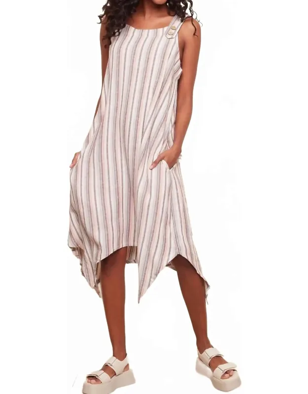 Shark Bite Stripe Dress